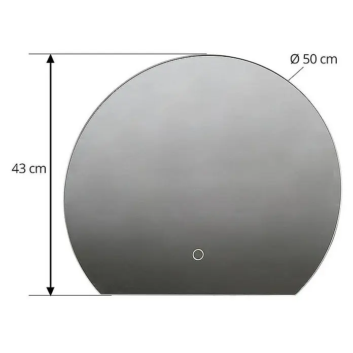 Lucande LED-Spiegelleuchte Celestiel - chrom / silber, chrom / silber