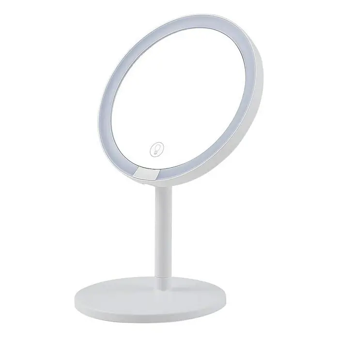 Lindby LED-Spiegelleuchte Renki - weiß / opal, weiß / opal