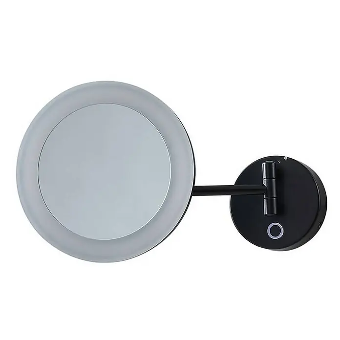 Lucande LED-Spiegelleuchte Fyria - schwarz, schwarz