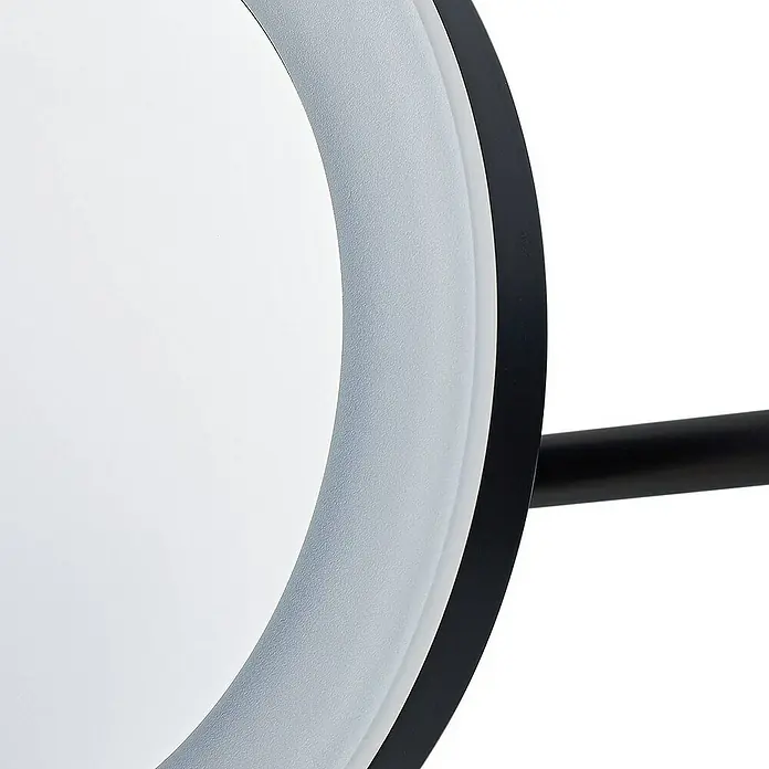 Lucande LED-Spiegelleuchte Fyria - schwarz, schwarz