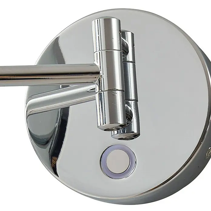 Lucande LED-Spiegelleuchte Fyria - chrom / silber, chrom / silber
