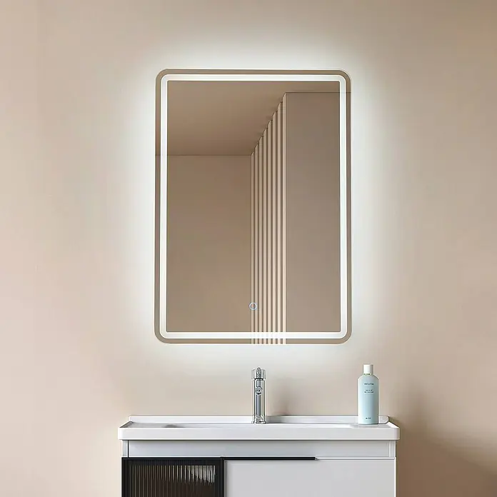 Lucande LED-Spiegelleuchte Celestiel - chrom / silber, chrom / silber