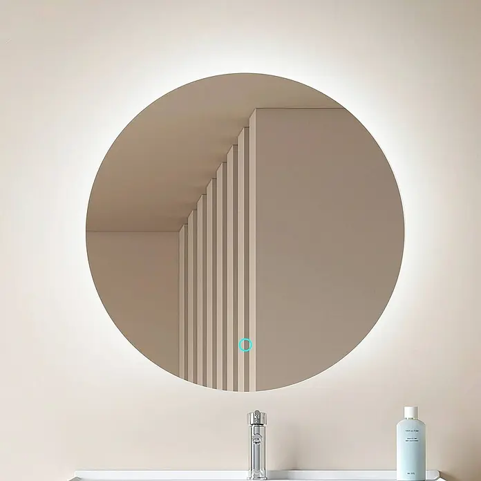 Lucande LED-Spiegelleuchte Celestiel - chrom / silber, chrom / silber