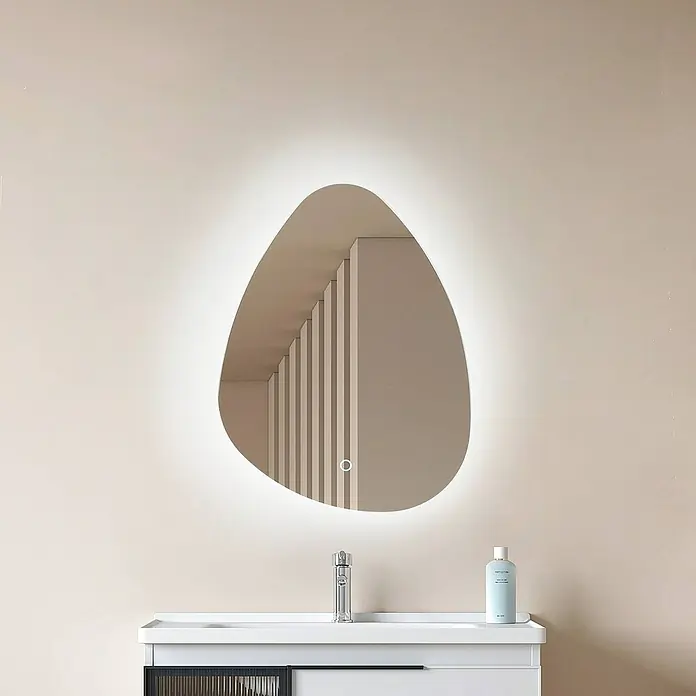 Lucande LED-Spiegelleuchte Celestiel - chrom / silber, chrom / silber