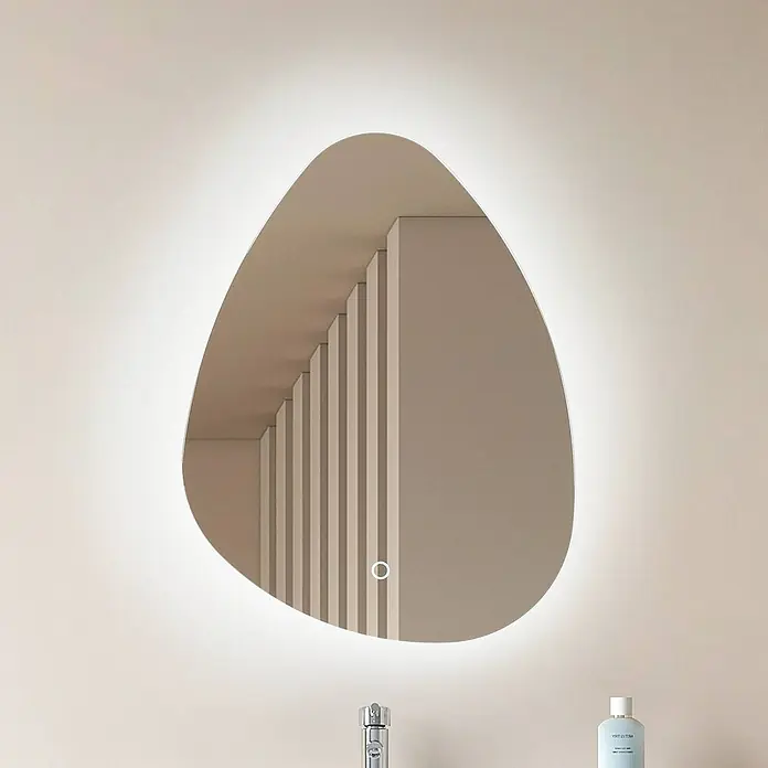 Lucande LED-Spiegelleuchte Celestiel - chrom / silber, chrom / silber