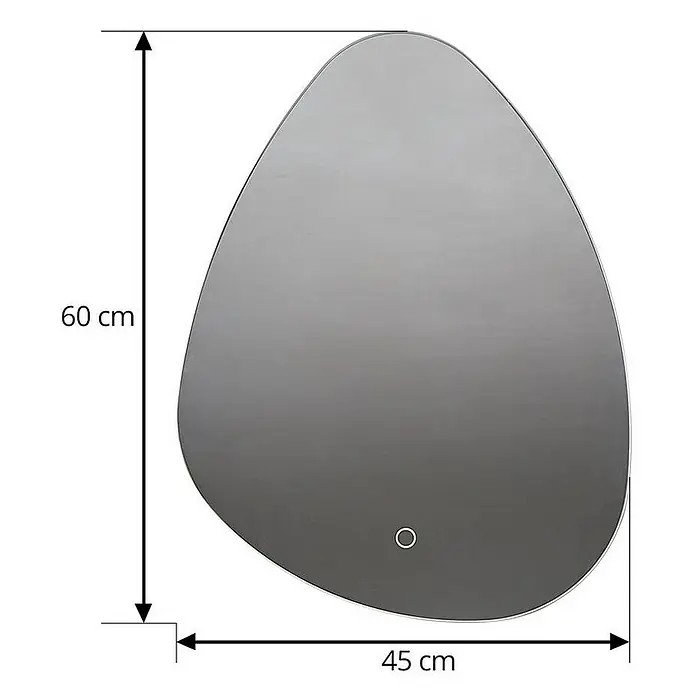 Lucande LED-Spiegelleuchte Celestiel - chrom / silber, chrom / silber