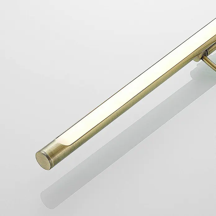 Lucande Wandleuchte Dimitrij - bronze / altmessing