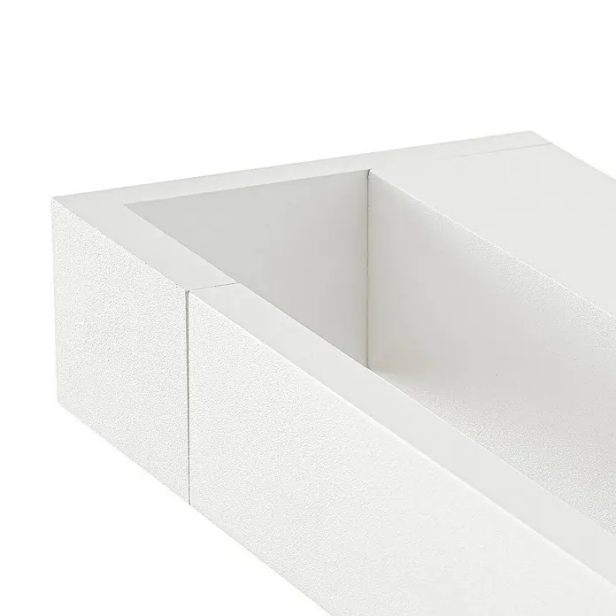 Arcchio Wandleuchte Jora - L x B x H: 10 x 90 x 4 cm, weiß / opal, weiß / opal