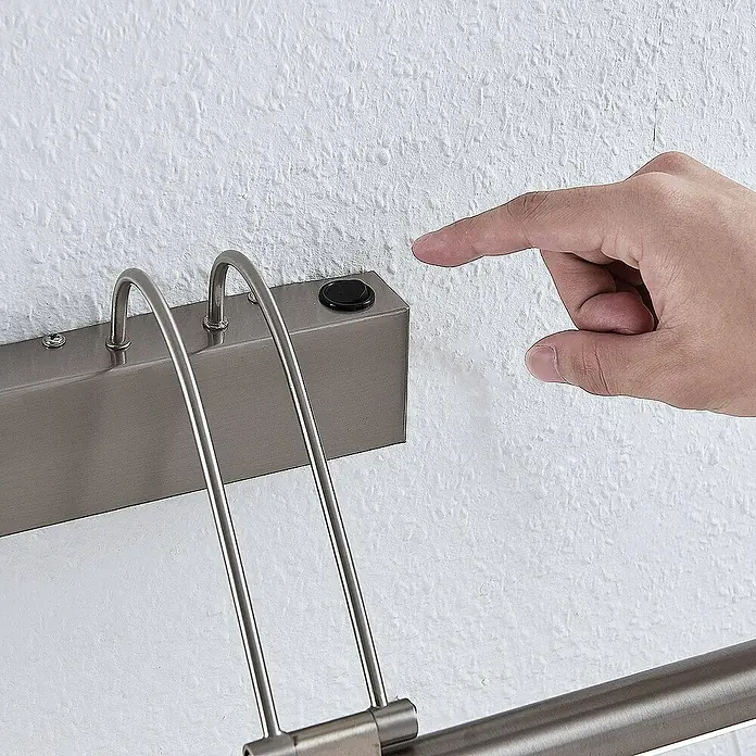 Lindby Wandleuchte Mailine - alu / grau / zink, alu / grau / zink