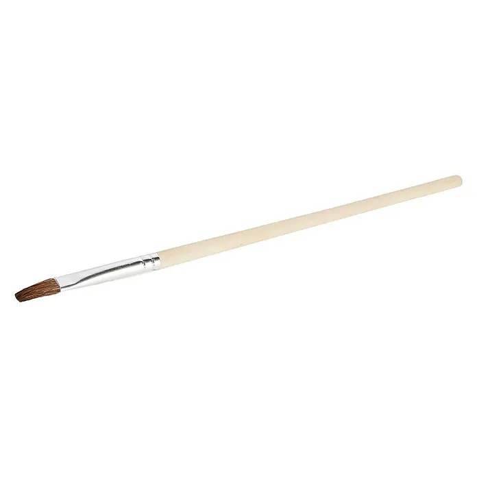 Ausbesserungs-PinselGröße Pinsel: 8, Material Griff: Holz - Pinsel mit Holzgriff und Metallfassung. Ideal zum Auftragen von Farben und Lacken, präzise und vielseitig einsetzbar.