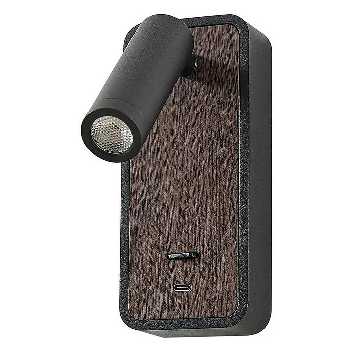 Lindby Wandleuchte Tallis - L x B x H: 15 x 7 x 16 cm, schwarz, schwarz