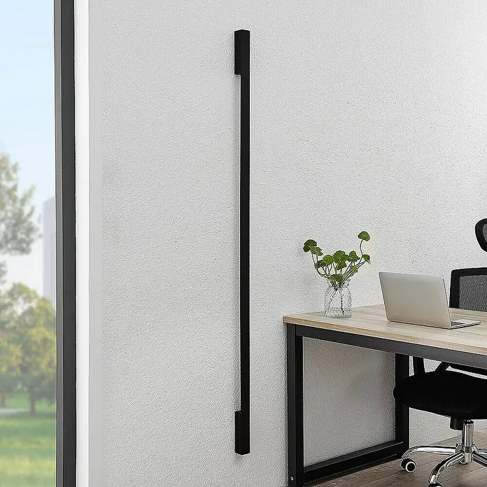 Arcchio Wandleuchte Ivano - L x B x H: 4,4 x 4,4 x 170 cm, schwarz, schwarz