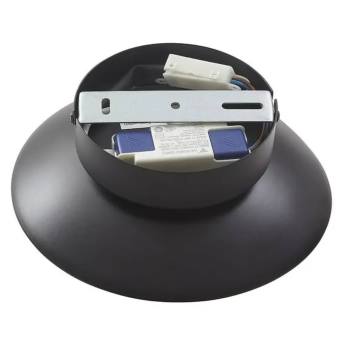 Lindby Wandleuchte Tiama - L x B x H: 9,5 x 20 x 20 cm, schwarz
