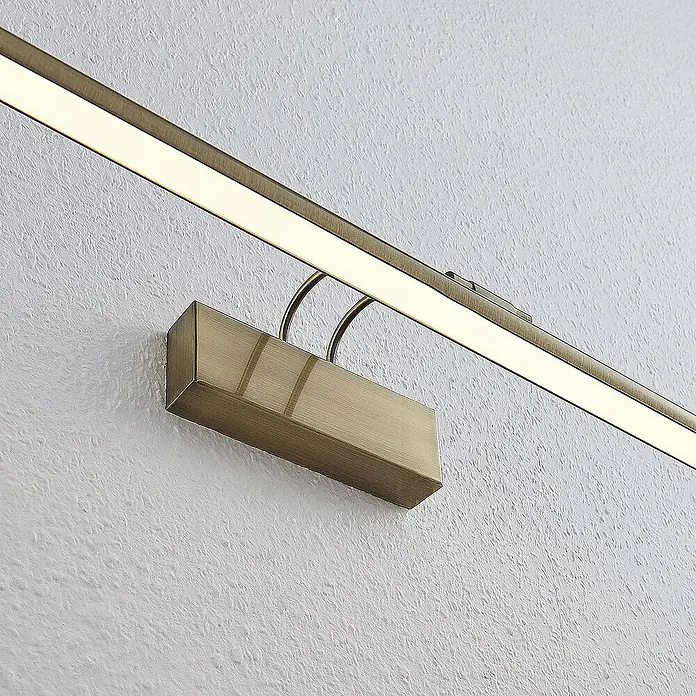 Lindby Wandleuchte Mailine - bronze / altmessing, bronze / altmessing