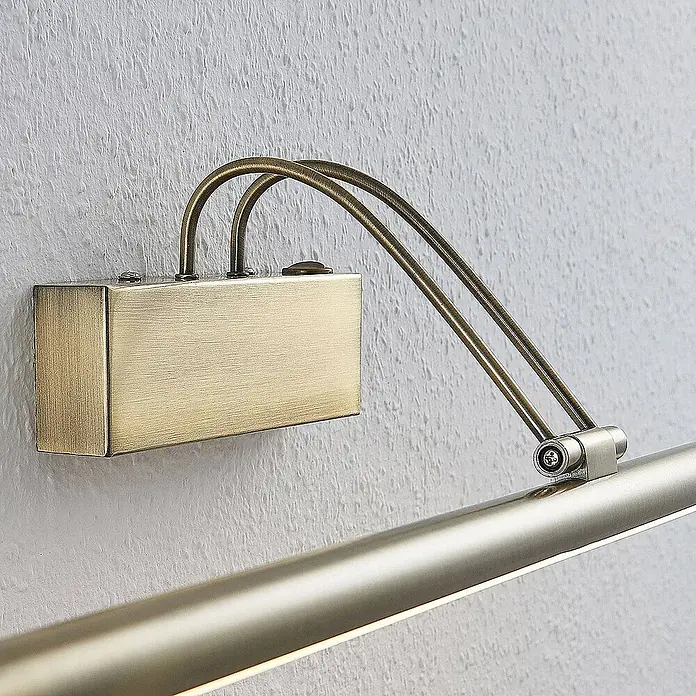 Lindby Wandleuchte Mailine - bronze / altmessing, bronze / altmessing