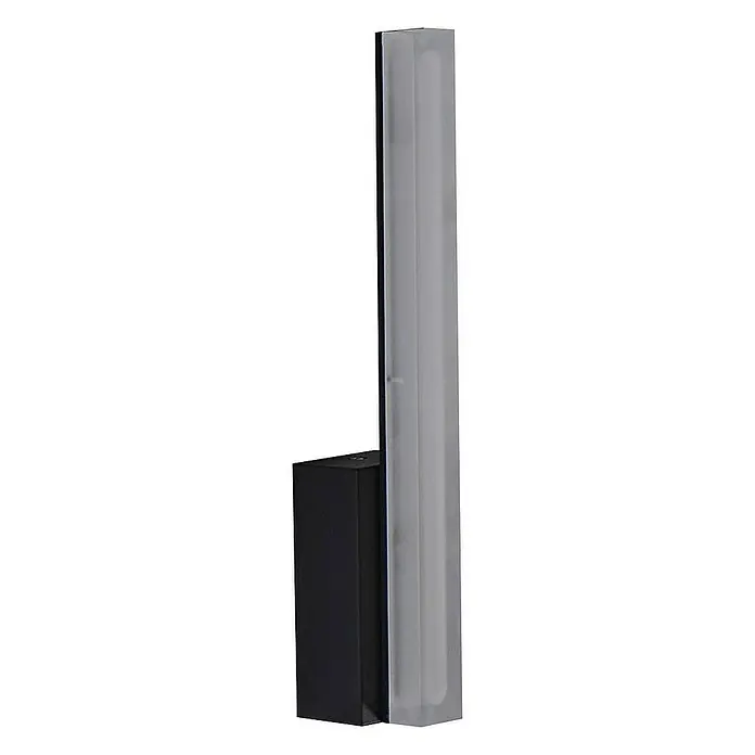 Lucande Wandleuchte Lisana - L x B x H: 6 x 6,7 x 32 cm, schwarz, schwarz