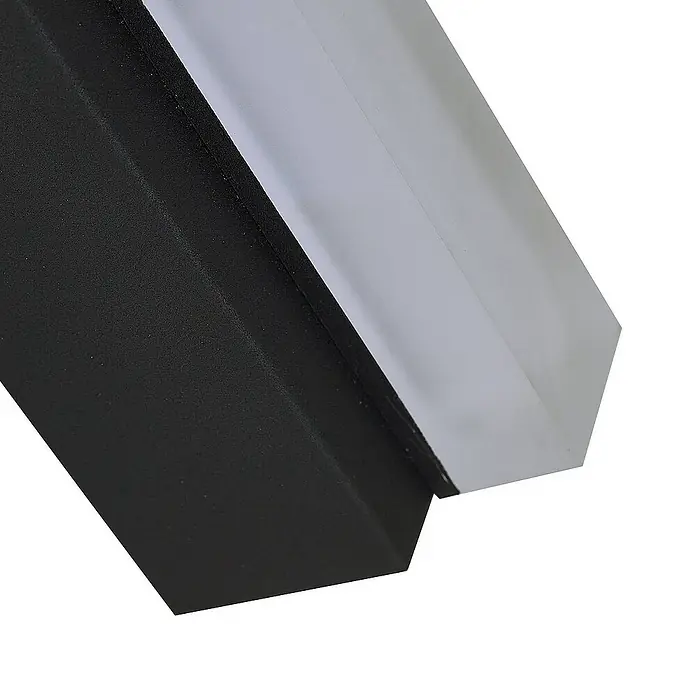 Lucande Wandleuchte Lisana - L x B x H: 6 x 6,7 x 32 cm, schwarz, schwarz