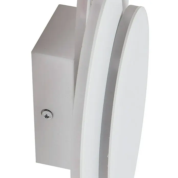 Lindby Wandleuchte Kolme - L x B x H: 5,3 x 14 x 28 cm, weiß / opal