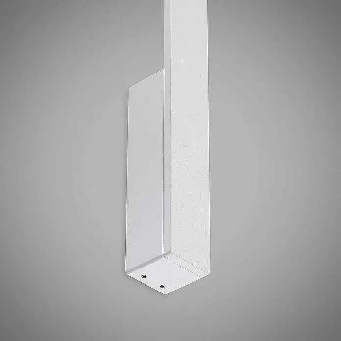 Arcchio Wandleuchte Ivano - L x B x H: 4,4 x 4,4 x 91 cm, weiß / opal, weiß / opal