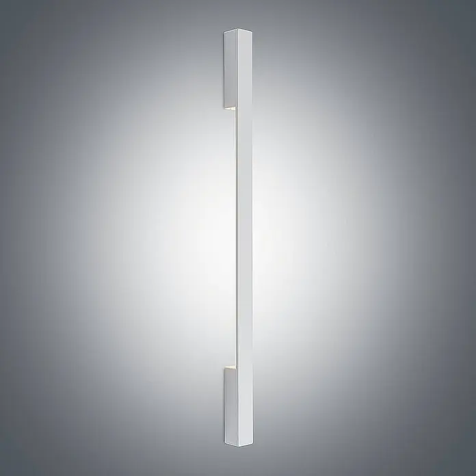 Arcchio Wandleuchte Ivano - L x B x H: 4,4 x 4,4 x 91 cm, weiß / opal, weiß / opal