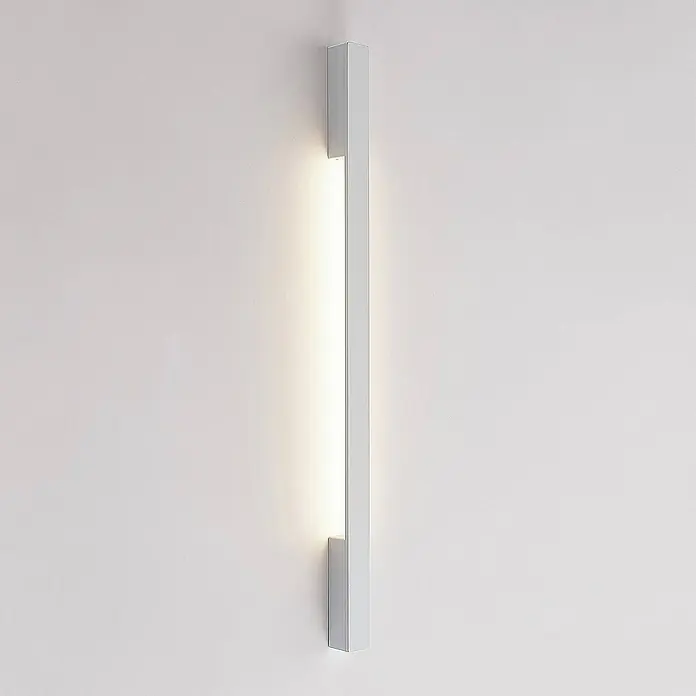 Arcchio Wandleuchte Ivano - L x B x H: 4,4 x 4,4 x 91 cm, weiß / opal, weiß / opal