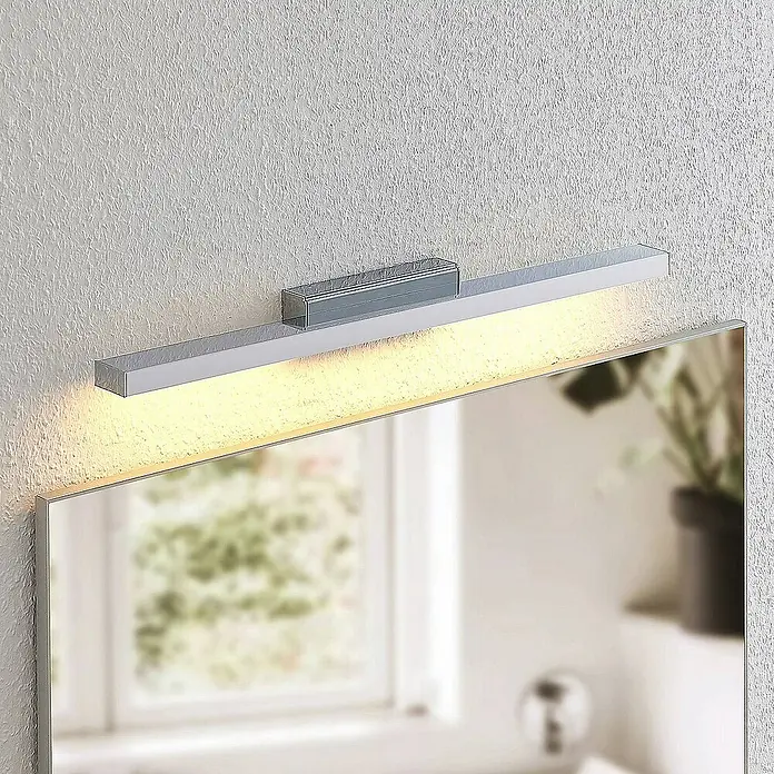 Lindby Wandleuchte Alenia - chrom / silber