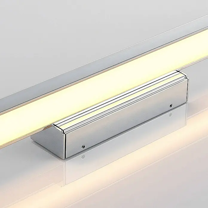 Lindby Wandleuchte Alenia - chrom / silber