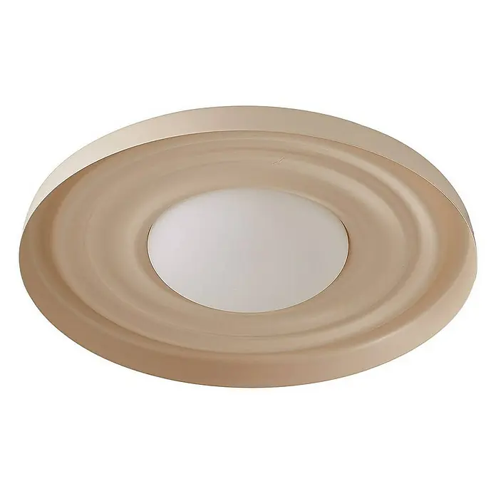 Lindby Wandleuchte Waves - L x B x H: 9,8 x 43 x 43 cm, creme / amber