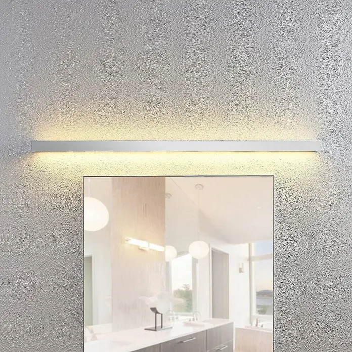 Lindby Wandleuchte Layan - chrom / silber