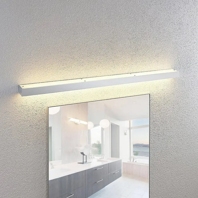 Lindby Wandleuchte Layan - chrom / silber