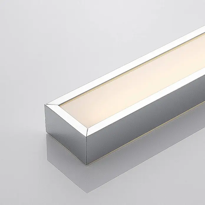 Lindby Wandleuchte Layan - chrom / silber