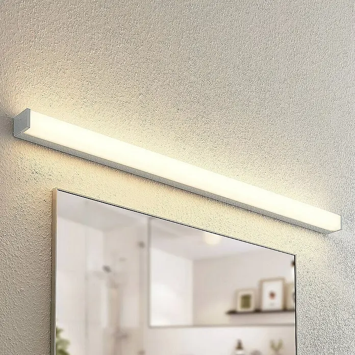 Lindby Wandleuchte Klea - L x B x H: 7 x 120 x 5 cm, chrom / silber