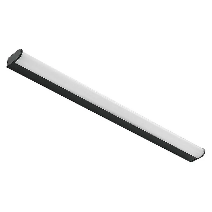 Lindby Wandleuchte Ulisan - L x B x H: 7,8 x 88,8 x 4 cm, schwarz