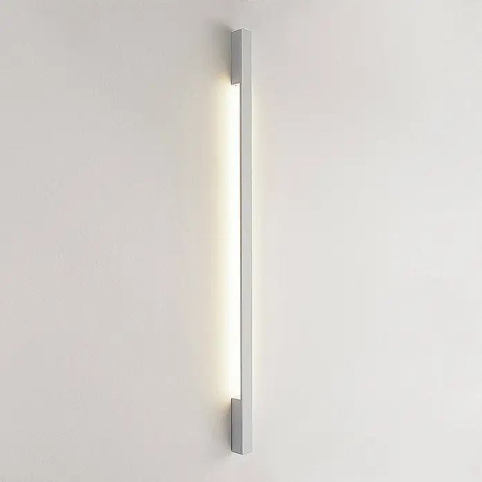 Arcchio Wandleuchte Ivano - L x B x H: 4,4 x 4,4 x 130 cm, weiß / opal, weiß / opal
