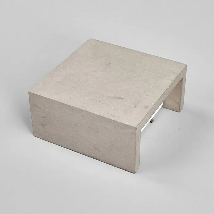 Lindby Wandleuchte Yva - alu / grau / zink