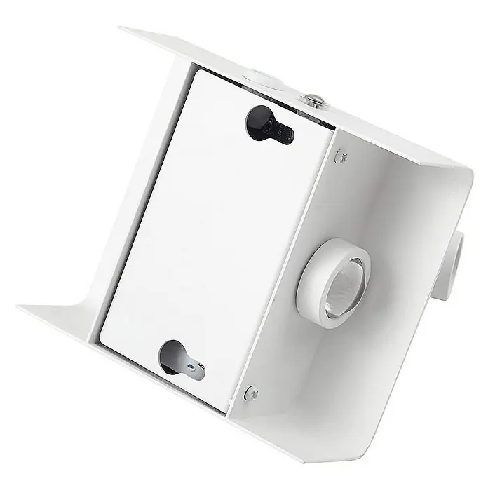 Lindby Wandleuchte Agit - L x B x H: 13,5 x 10 x 14,5 cm, weiß / opal, weiß / opal