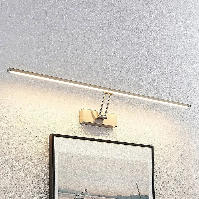 Lucande Wandleuchte Thibaud - alu / grau / zink