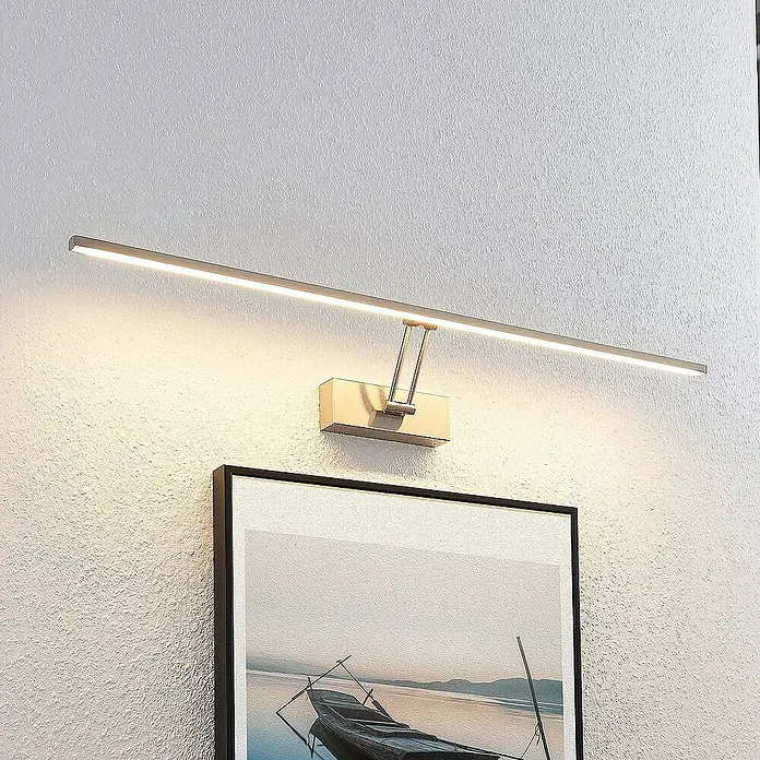 Lucande Wandleuchte Thibaud - alu / grau / zink