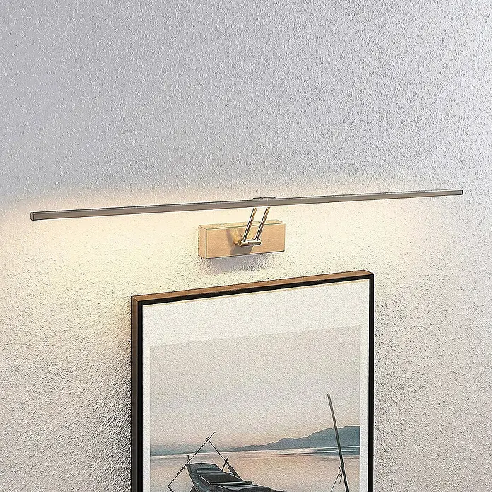 Lucande Wandleuchte Thibaud - alu / grau / zink