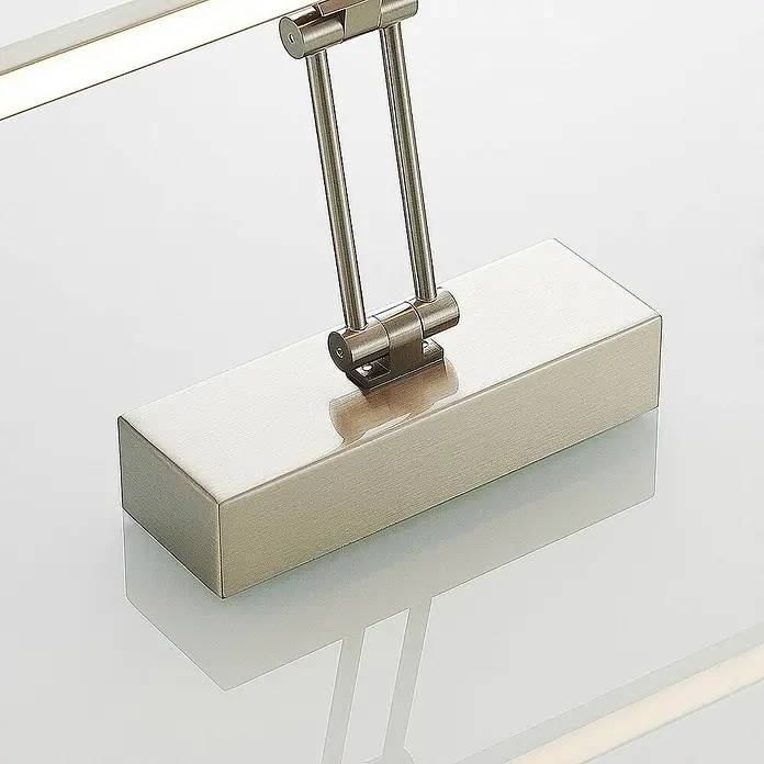 Lucande Wandleuchte Thibaud - alu / grau / zink
