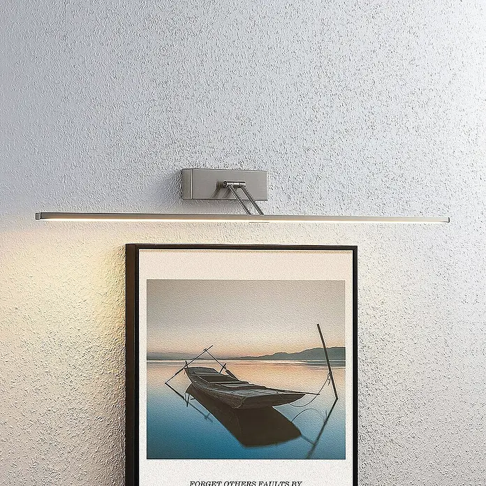 Lucande Wandleuchte Thibaud - alu / grau / zink
