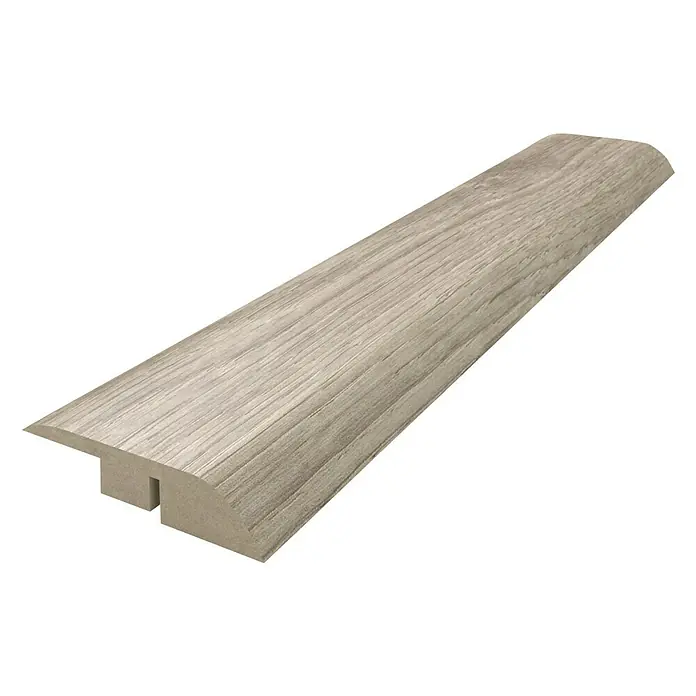 Perfil de transición Roble Nature - 2.440 x 48 mm, Pegado - Listón de perfil con efecto madera. Perfil de transición para pisos, ideal para un acabado limpio y elegante entre habitaciones.