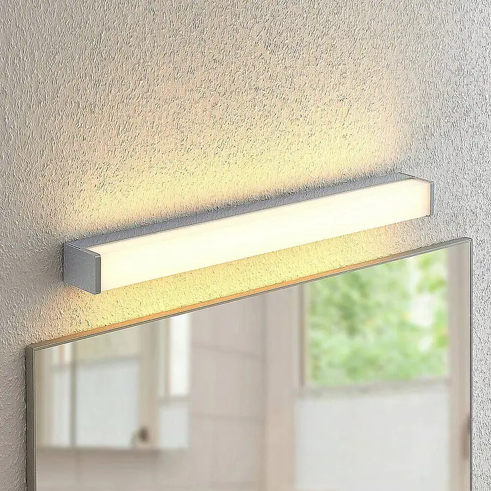 Lindby Wandleuchte Klea - L x B x H: 7 x 60 x 5 cm, chrom / silber