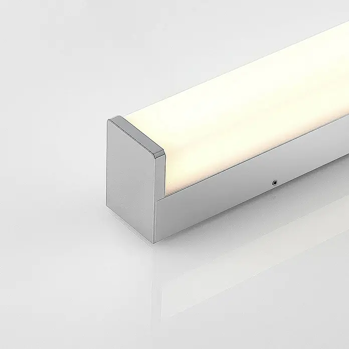 Lindby Wandleuchte Klea - L x B x H: 7 x 60 x 5 cm, chrom / silber