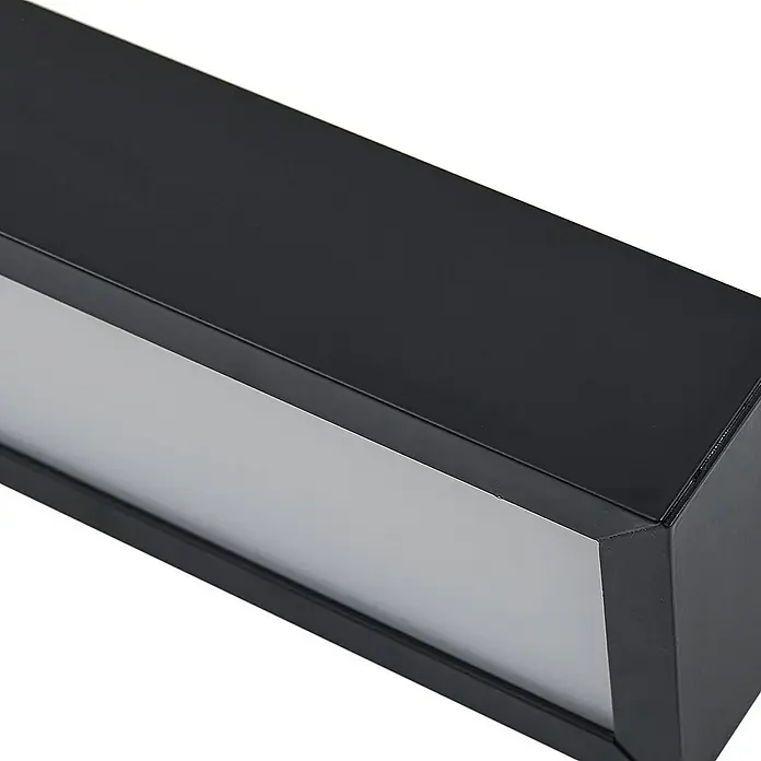 Lucande Wandleuchte Zafira - L x B x H: 11,1 x 90 x 4,5 cm, schwarz