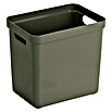 Sunware Aufbewahrungsbox Sigma Home (L x B x H: 35 x 25 x 36,3 cm, Kunststoff, Dunkelgrün)