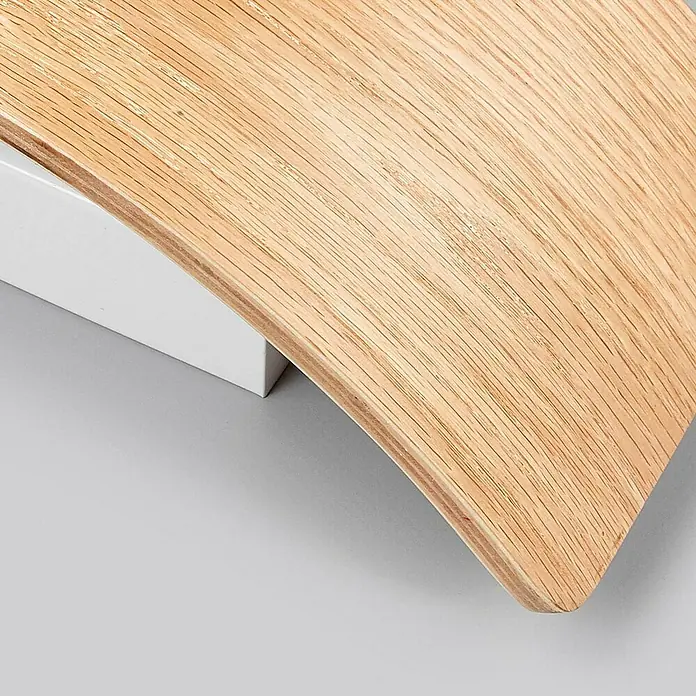 Lindby Wandleuchte Rafailia - Holz dunkel