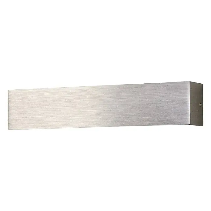 Lindby Wandleuchte Ranik - L x B x H: 6,5 x 40 x 8 cm, alu / grau / zink, alu / grau / zink