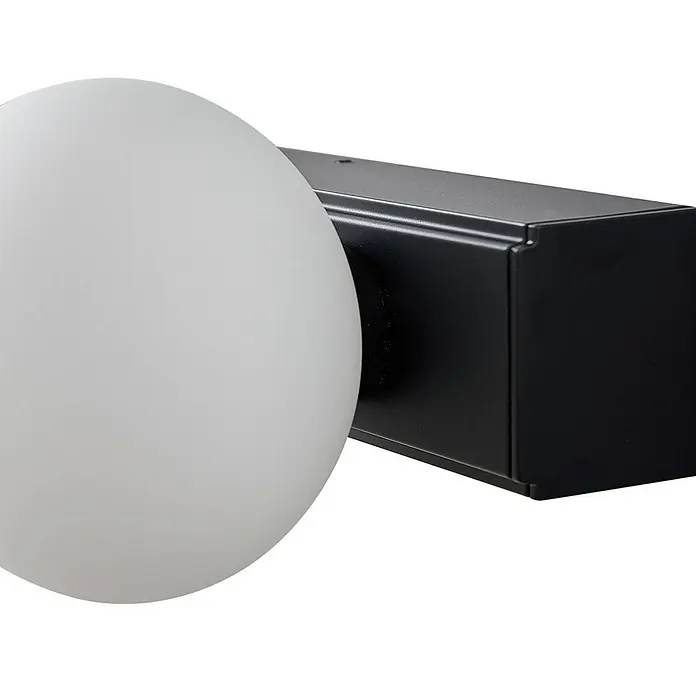 Lucande Wandleuchte Myrra - L x B x H: 10 x 60 x 10 cm, schwarz