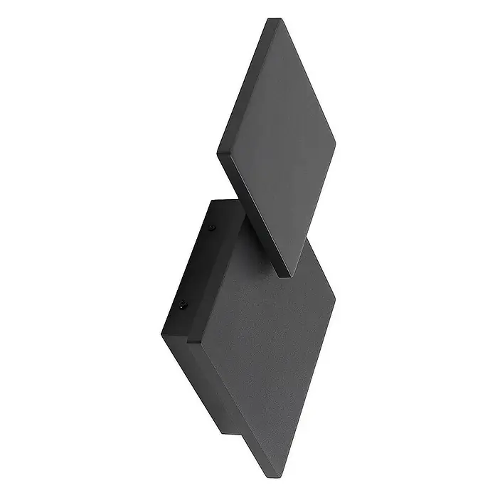 Lucande Wandleuchte Elrik - L x B x H: 7 x 27 x 27 cm, schwarz